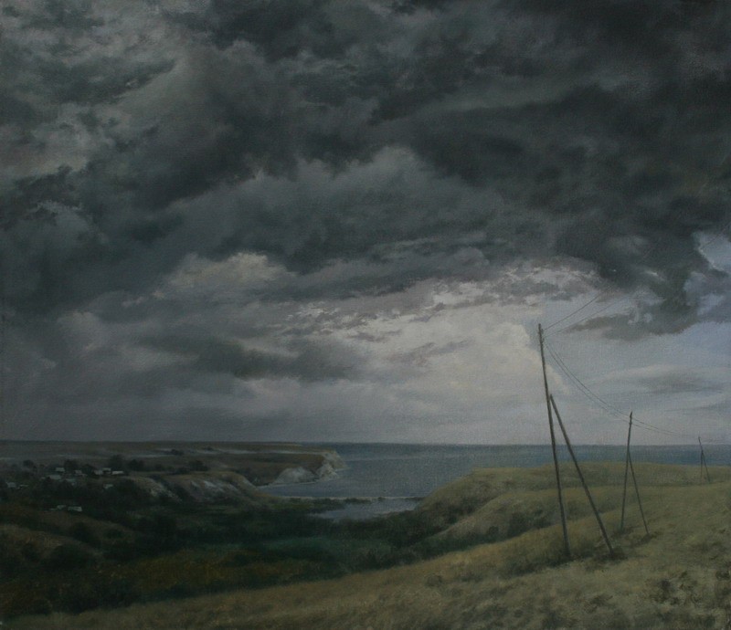 на село Нижняя Банновка 2007г. х.м. 60х70